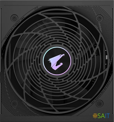 Блок питания Gigabyte ATX 850W Aorus Elite GP-AE850PM PG5 Gen.5 80+ platinum (20+4pin) APFC 120mm fan 8xSATA Cab Manag RTL