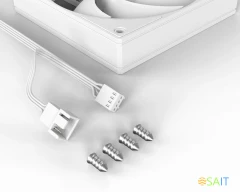 Вентилятор для корпуса ID-Cooling AS-120-W Trio 120х120x25 белый 4-pin 27.2дБ (упак.:3шт) Ret