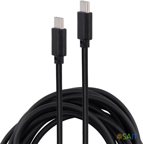 Кабель Buro BU-USB-CC-3M-100W USB Type-C (m)-USB Type-C (m) 3м черный