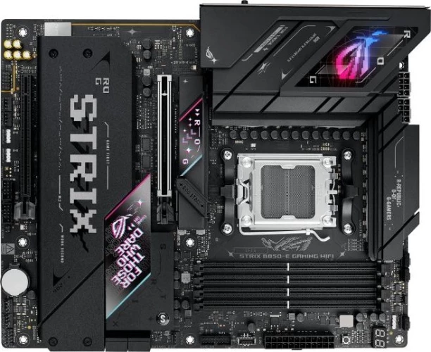 Материнская плата Asus ROG STRIX B850-E GAMING WIFI SocketAM5 AMD B850 4xDDR5 ATX AC`97 8ch(7.1) 2.5Gg RAID+HDMI+DP