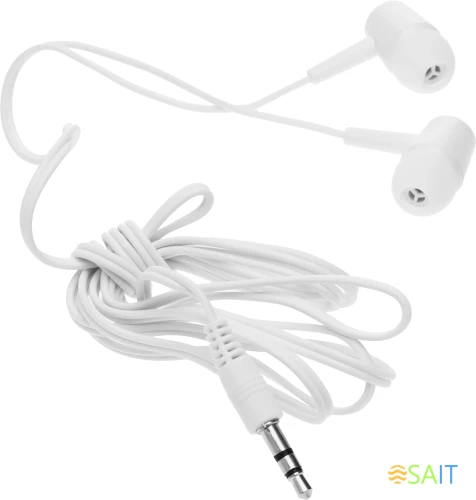 Наушники внутриканальные BBK EP-1002S 1.2м белый проводные в ушной раковине (EP-1002S (W))