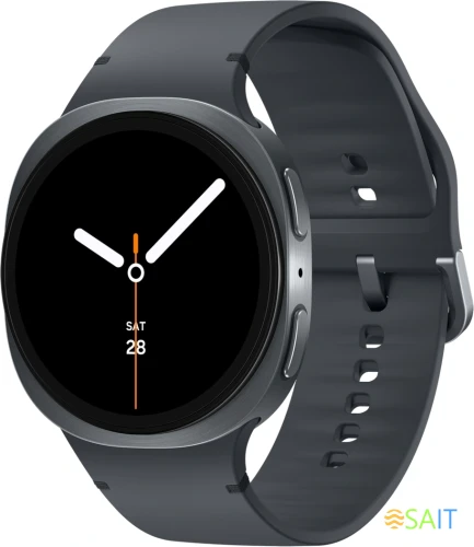 Смарт-часы Samsung Galaxy Watch 8 LTE 44мм 1.47" Super AMOLED корп.графитовый рем.графитовый (SM-L335FDAACAU)