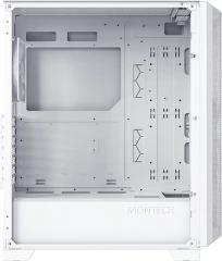 Корпус Montech Sky One Lite белый без БП ATX 5x120mm 5x140mm 2xUSB3.0 audio bott PSU