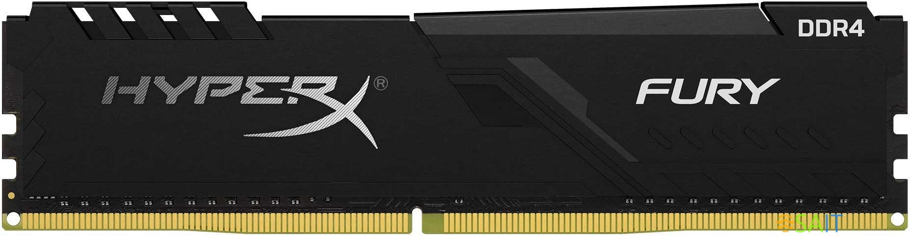 Память DDR4 16Gb 3200MHz Kingston KF432C16BB1/16 Fury Beast Black RTL Gaming PC4-25600 CL16 DIMM 288-pin 1.35В dual rank с радиатором Ret