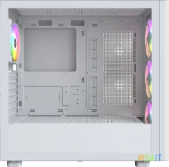 Корпус Montech XR Wood белый без БП ATX 9x120mm 4x140mm 2xUSB3.0 audio bott PSU