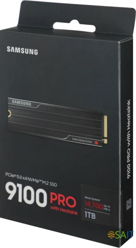 Накопитель SSD Samsung PCIe 5.0 x4 1TB MZ-VAP1T0CW 9100 Pro M.2 2280