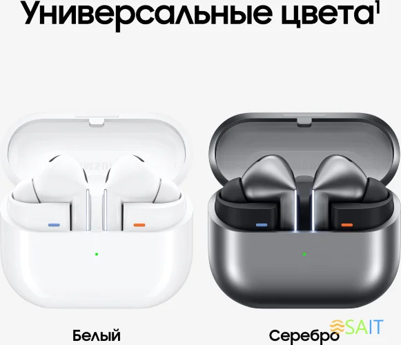 Гарнитура внутриканальные Samsung Galaxy Buds 3 Pro белый беспроводные bluetooth в ушной раковине (SM-R630NZWACIS)