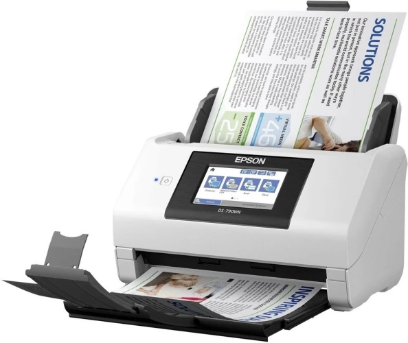 Сканер протяжный Epson WorkForce DS-790WN (B11B265401) A4 белый