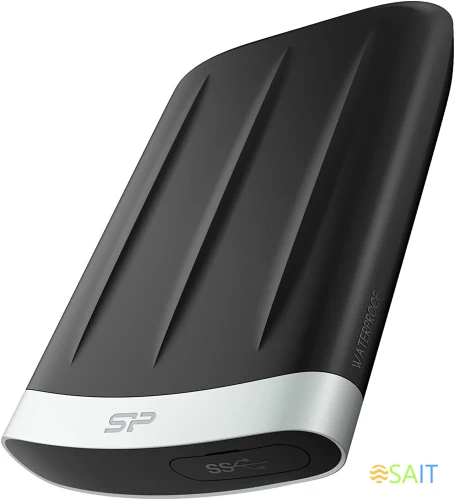 Жесткий диск Silicon Power USB3.0 1TB SP010TBPHD65BS3G A65B Armor 1.8" черный