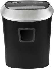 Шредер Cactus CS-SH-P6 черный/серый (секр.P-4) фрагменты 10лист. 21лтр. скрепки скобы пл.карты