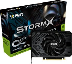 Видеокарта Palit PCI-E 4.0 RTX4060TI STORMX OC NVIDIA GeForce RTX 4060TI 8Gb 128bit GDDR6 2310/18000 HDMIx1 DPx3 HDCP Ret