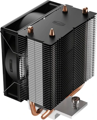 Устройство охлаждения(кулер) PcCooler R200 Soc-AM5/AM4/1200/1700/1851 серебристый/черный 3-pin 30dB Al+Cu 110W Ret (R200-XXNWYX-US)