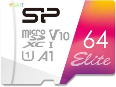 Флеш карта microSDXC 64GB Silicon Power SP064GBSTXBV1V20SP Elite + adapter