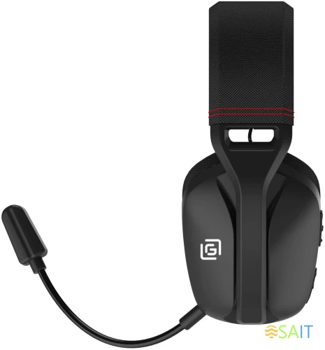 Наушники с микрофоном Оклик HS-L750G черный 1.5м накладные BT/Radio/3.5mm оголовье (2007557)