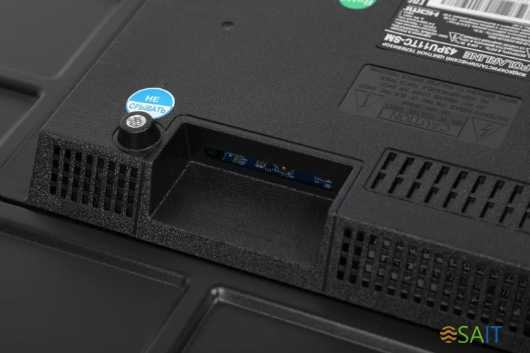 Телевизор LED PolarLine 43" 43PU11TC-SM черный 4K Ultra HD 50Hz DVB-T DVB-T2 DVB-C DVB-S DVB-S2 WiFi Smart TV (RUS)