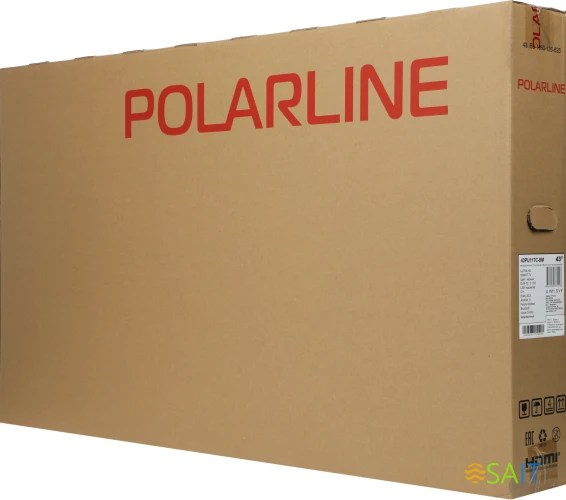 Телевизор LED PolarLine 43" 43PU11TC-SM черный 4K Ultra HD 50Hz DVB-T DVB-T2 DVB-C DVB-S DVB-S2 WiFi Smart TV (RUS)