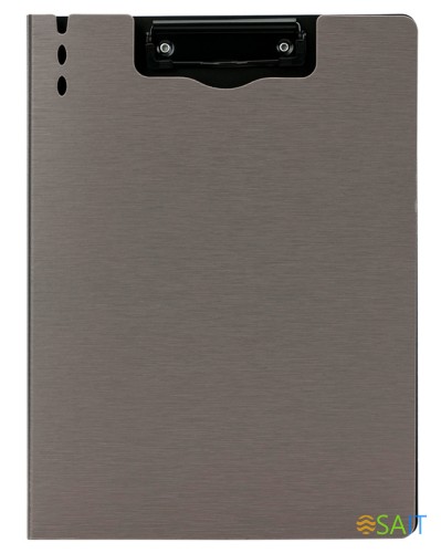 Папка-планшет Deli 64513GREY A4 полипропилен вспененный серый с крышкой