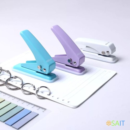 Дырокол Kw-Trio 09190BLUE макс.:20лист. металл синий отв.:1