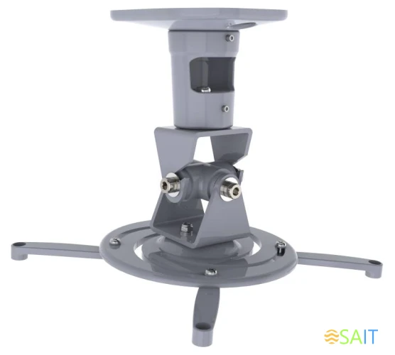 Кронштейн для проектора Cactus CS-VM-PR01-AL серебристый макс.10кг потолочный поворот и наклон