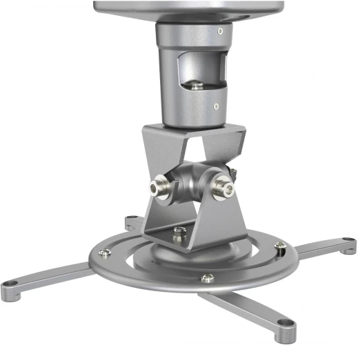 Кронштейн для проектора Cactus CS-VM-PR01-AL серебристый макс.10кг потолочный поворот и наклон