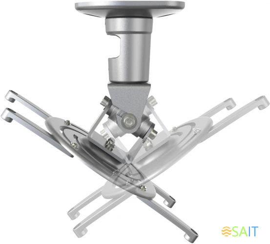 Кронштейн для проектора Cactus CS-VM-PR01-AL серебристый макс.10кг потолочный поворот и наклон