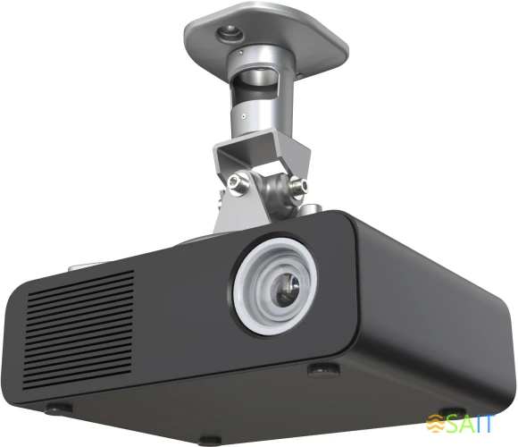 Кронштейн для проектора Cactus CS-VM-PR01-AL серебристый макс.10кг потолочный поворот и наклон