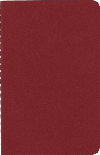 Блокнот Moleskine CAHIER JOURNAL CH111 Pocket 90x140мм обложка картон 64стр. линейка клюквенный (3шт)