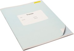 Тетрадь Silwerhof 721476-15 12л. клет. A5 203х164 Монохром мел.карт. вод.лак скрепка