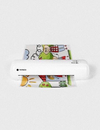 Ламинатор Heleos ЛМ-А4Мини белый A4 (75-150мкм) 32см/мин (2вал.) лам.фото