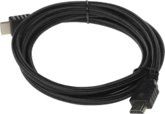 Кабель аудио-видео Cactus CS-HDMI.2-1.8 HDMI (m)/HDMI (m) 1.8м. позолоч.конт. черный