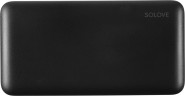 Мобильный аккумулятор Solove 001M+ 10000mAh QC3.0 10.5W 2.1A 2xUSB-A черный (001M+ BLACK RUS)