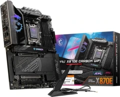Материнская плата MSI MPG X870E CARBON WIFI Socket AM5 AMD X870E 4xDDR5 ATX AC`97 8ch(7.1) 5Gigabit + 2.5Gigabit Ethernet RAID+HDMI