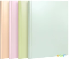 Папка с 40 прозр.вклад. Deli PQ306-40 A4 полипропилен ассорти