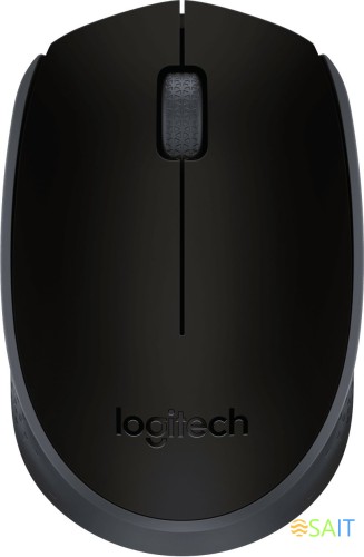 Мышь Logitech M171 черный/серый оптическая 1000dpi беспров. USB для ноутбука 2but (910-004643)