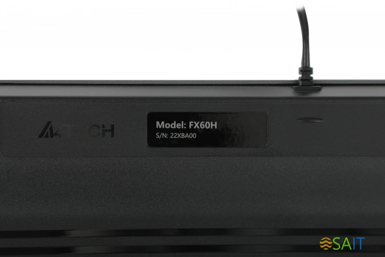 Клавиатура A4Tech Fstyler FX60H серый USB slim LED (FX60H GREY/WHITE)