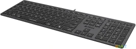 Клавиатура A4Tech Fstyler FX60H серый USB slim LED (FX60H GREY/WHITE)