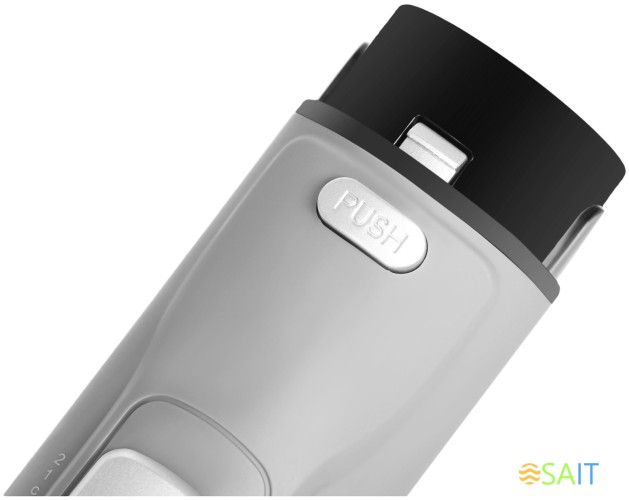 Фен-щетка Starwind SHB 6050 800Вт серый/черный