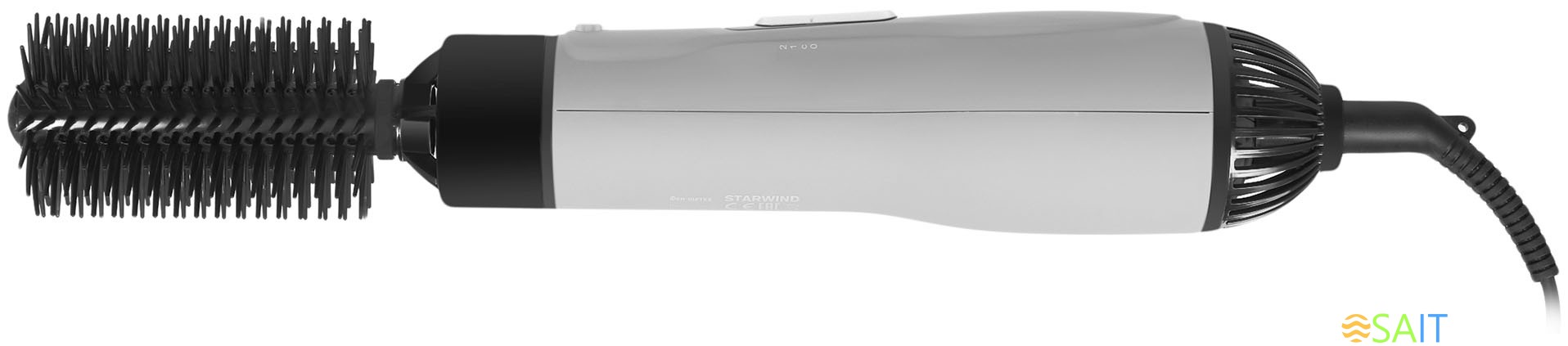 Фен-щетка Starwind SHB 6050 800Вт серый/черный