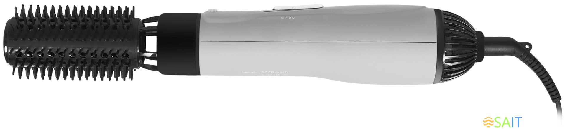Фен-щетка Starwind SHB 6050 800Вт серый/черный