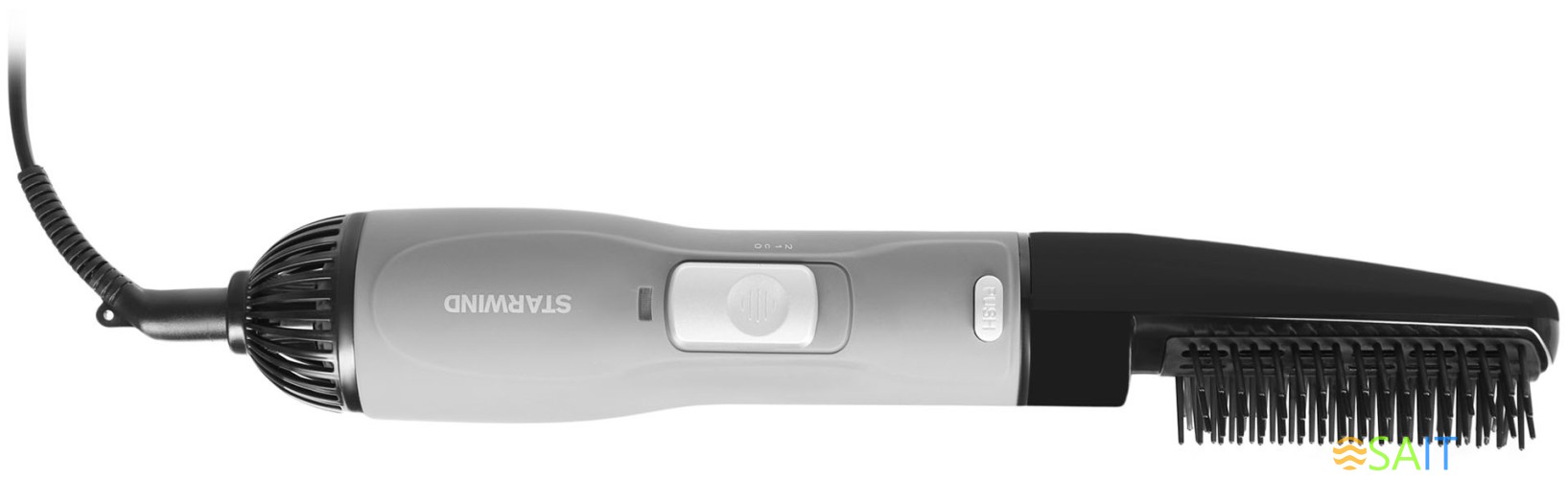 Фен-щетка Starwind SHB 6050 800Вт серый/черный
