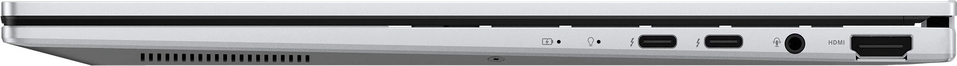 Ноутбук Asus Zenbook 14 OLED UX3405MA-QD988 Core Ultra 5 125H 16Gb SSD512Gb Intel Arc 14" OLED FHD+ (1920x1200) noOS silver WiFi BT Cam Bag (90NB11R2-M01SN0)