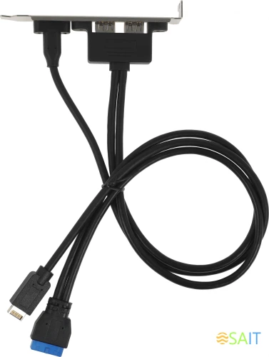 Адаптер USB 2xUSB3.0 1xUSB3.1 Type-C Bulk