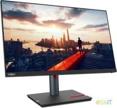 Монитор Lenovo 23.8&quot; ThinkVision P24h-30 черный IPS LED 4ms 16:9 HDMI матовая HAS Piv 300cd 178гр/178гр 2560x1440 60Hz DP 2K USB 5.7кг