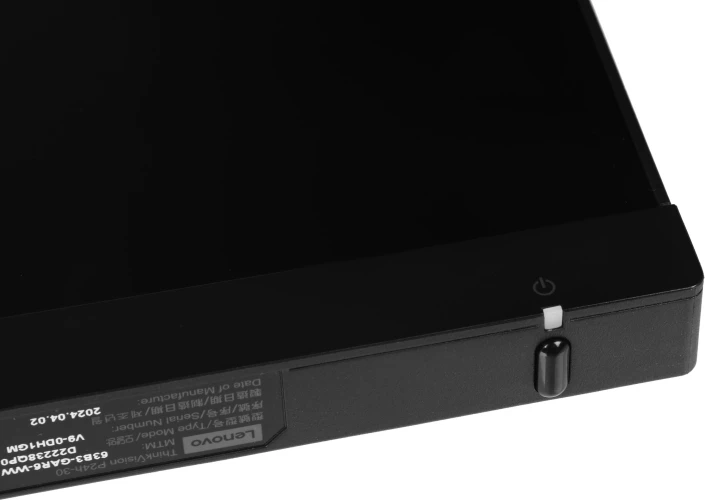 Монитор Lenovo 23.8" ThinkVision P24h-30 черный IPS LED 4ms 16:9 HDMI матовая HAS Piv 300cd 178гр/178гр 2560x1440 60Hz DP 2K USB 5.7кг