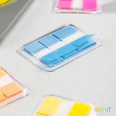 Закладки самокл. пластиковые Deli EA120 1цв.в упак. 60лист ассорти (упак.:3шт)