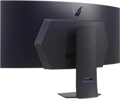 Монитор LG 44.5" UltraGear 45GS95QE-B черный OLED LED 21:9 HDMI M/M матовая HAS Piv 1500000:1 1300cd 178гр/178гр 3440x1440 240Hz G-Sync FreeSync Premium Pro DP SPDIF WQ USB 12.3кг
