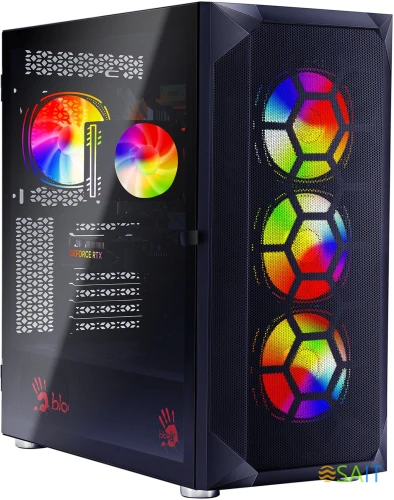 ПК Bloody BD-PC RB65C2 MT Ryzen 5 7500F (3.7) 16Gb SSD1Tb RTX4060 8Gb Windows 11 Home 64 GbitEth 650W черный (RUS) (2086010)