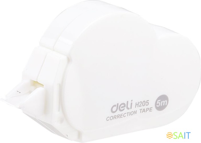 Лента коррект. Deli EH20501 5мх5мм ассорти корпус белый блистер