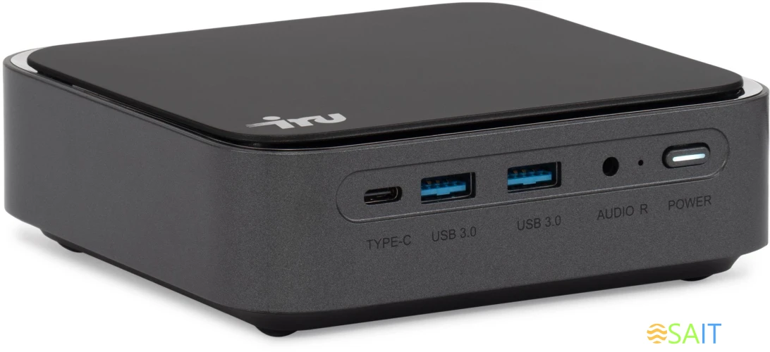 Неттоп IRU 310TLCN i5 1135G7 (2.4) 8Gb SSD256Gb Iris Xe noOS GbitEth WiFi BT черный (1975170)