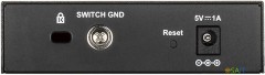 Коммутатор D-Link DGS-1100-05V2/A1A (L2) 5x1Гбит/с настраиваемый